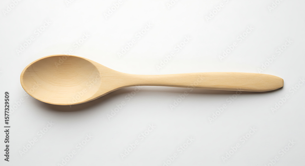 Simple, smooth wooden spoon, ideal for cooking and kitchen use, isolated on a clean white background with a top-down perspective.
Simple, smooth wooden spoon, ideal for cooking and kitchen use, isolated on a clean white background with a top-down perspective.