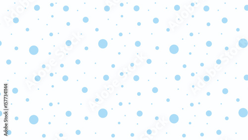 Airy light blue confetti dots vector background. Ideal for baby showers, spring prints, and delicate graphic applications