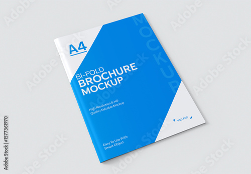 A4 Bi-Fold Brochure Mockup
