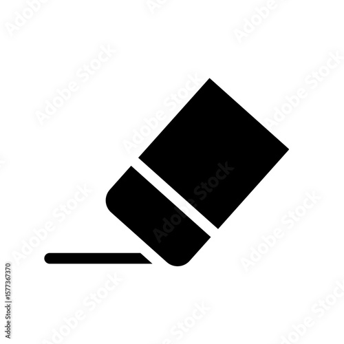eraser glyph icon