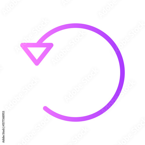 rotate gradient icon