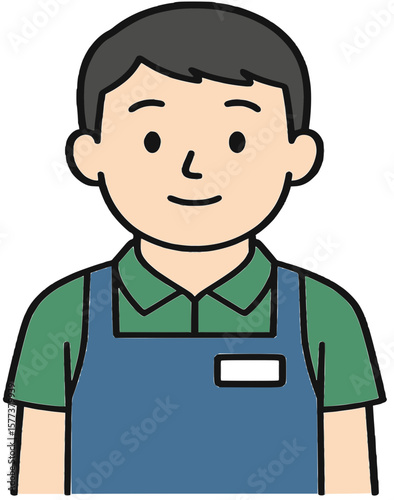 알바생 일러스트 