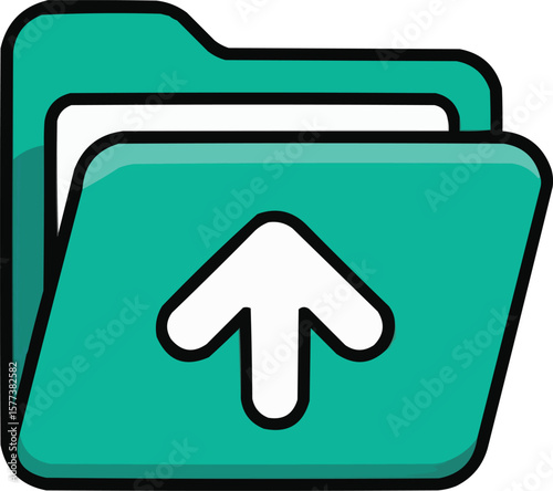 Organized digital files uploaded to cloud storage for efficient data management and business growth