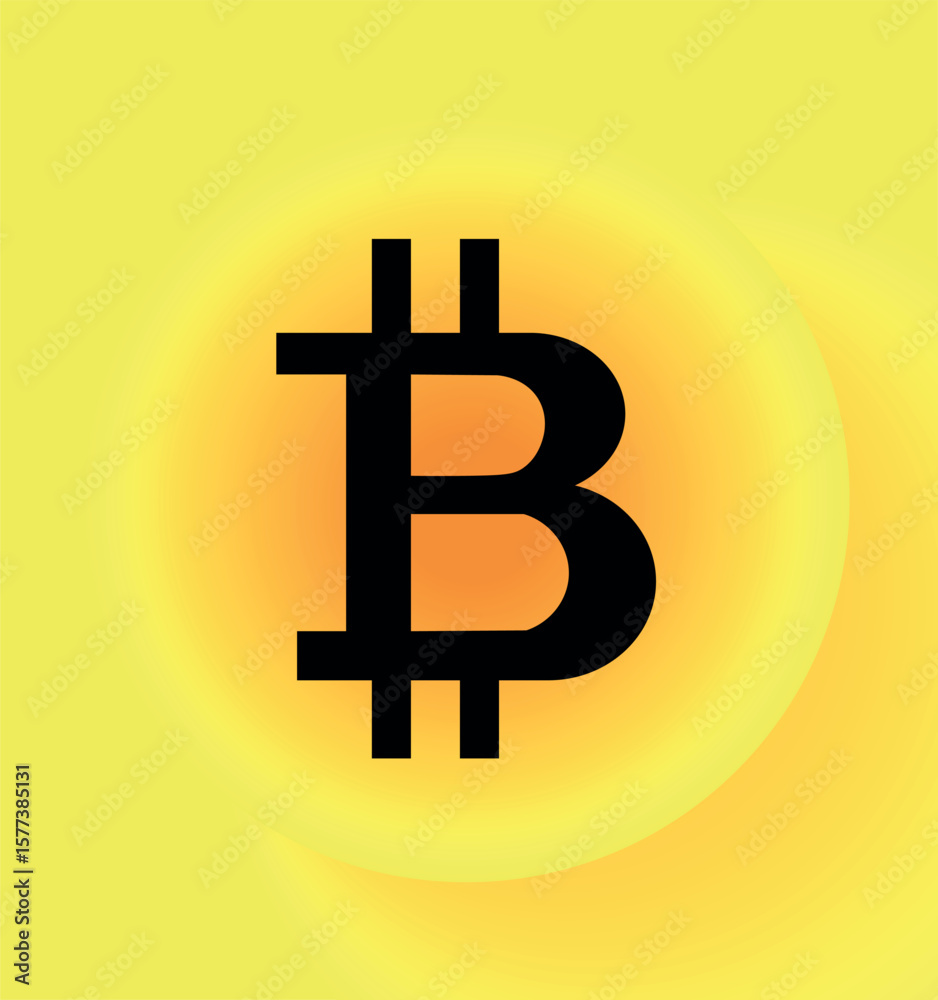 Obraz premium bitcoin symbol 