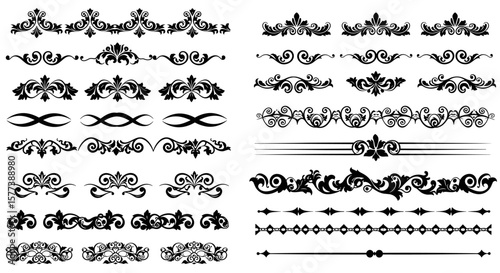 Elegant decorative ornaments collection for design projects