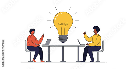 Creative teamwork and idea generation with technology and innovation