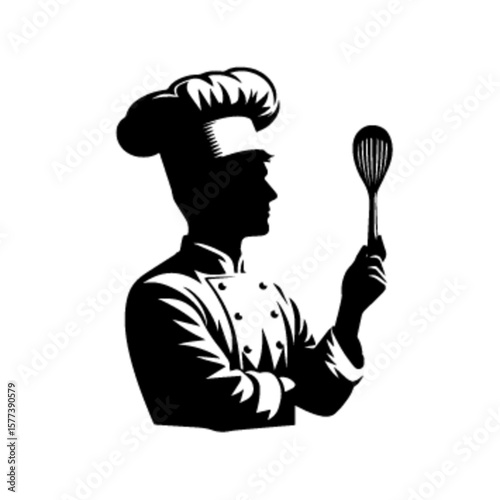 Cartoon Chef Presenting Food Dish | Chef 30 Vector Illustration
