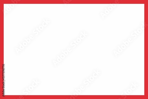 Simple Red border frame with white background, good quality frame, photo frame