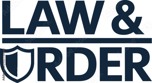 Law & order logo icon. Court icon. Justice logo icon. 