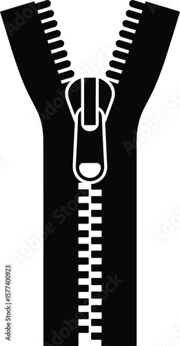 zipper vector illustration