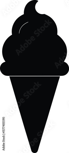 Ice cream silhouette