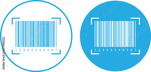 Barcode scan icon. vector bar code. Simple fake bar code. Barcode product distribution icon Scan me text. Smartphone usage. payment and identification. Scan barcode icon outline collection 
