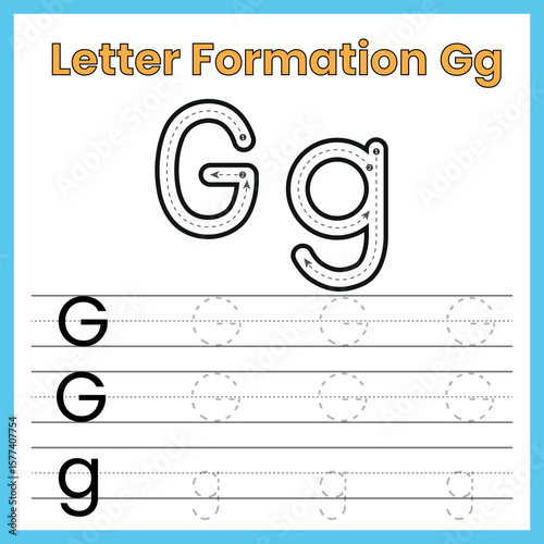 Letter G

Alphabet tracing G

Letter formation G

Tracing letter G

Handwriting practice G

Uppercase and lowercase G

Learn to write G

Printable handwriting worksheet

Preschool alphabet G

Kinderga