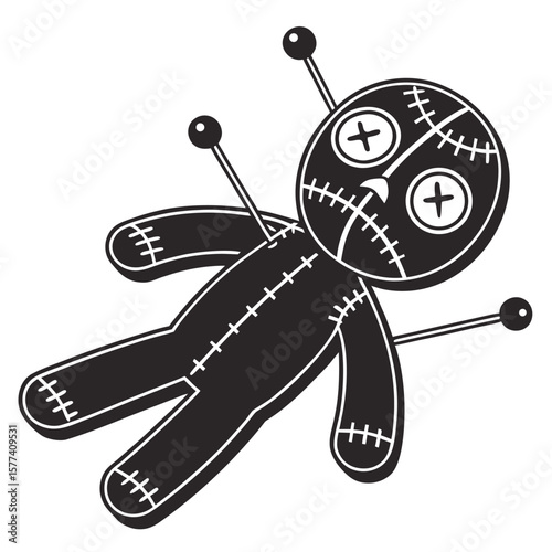 Voodoo Doll: A Graphic Design Element