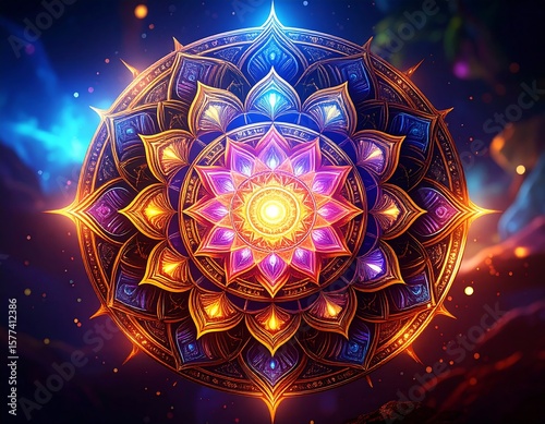 Vibrant Mandala Design
