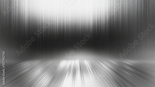 Abstract Metallic Texture with Futuristic Stripes and Smooth Finish