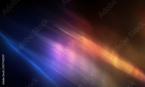 Blurred streaks featuring lines of gradient light creating a bright pattern effect with noise