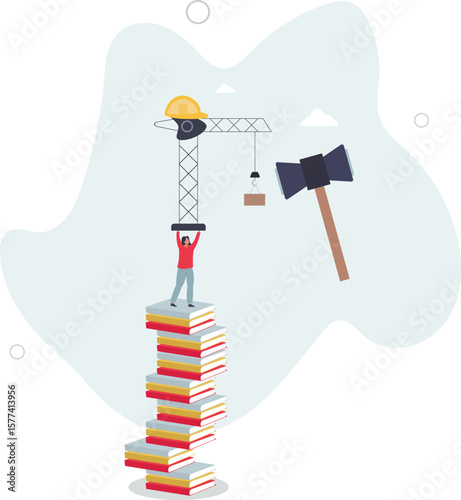 Labor law as legal workforce protection with work rights..Justice care from jurisprudence authorities to rule out discrimination. character life .