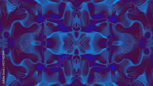 Video Background 1444: Abstract fluid forms pulse, ripple and flow (Video Loop)