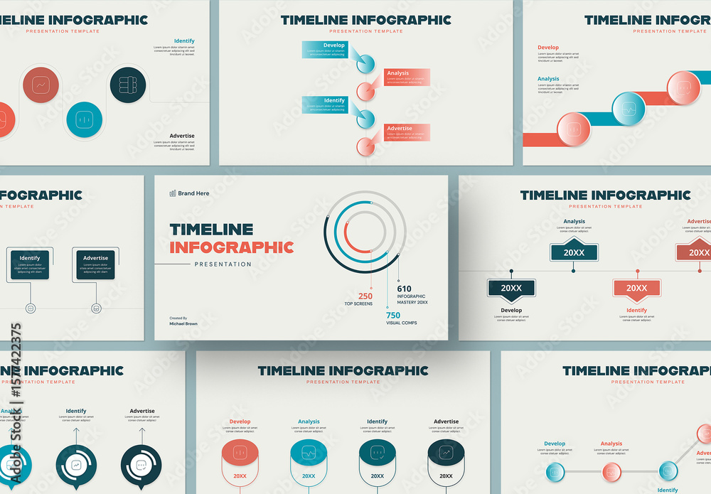 Business Growth Timeline Infographic Presentation Template Stock ...