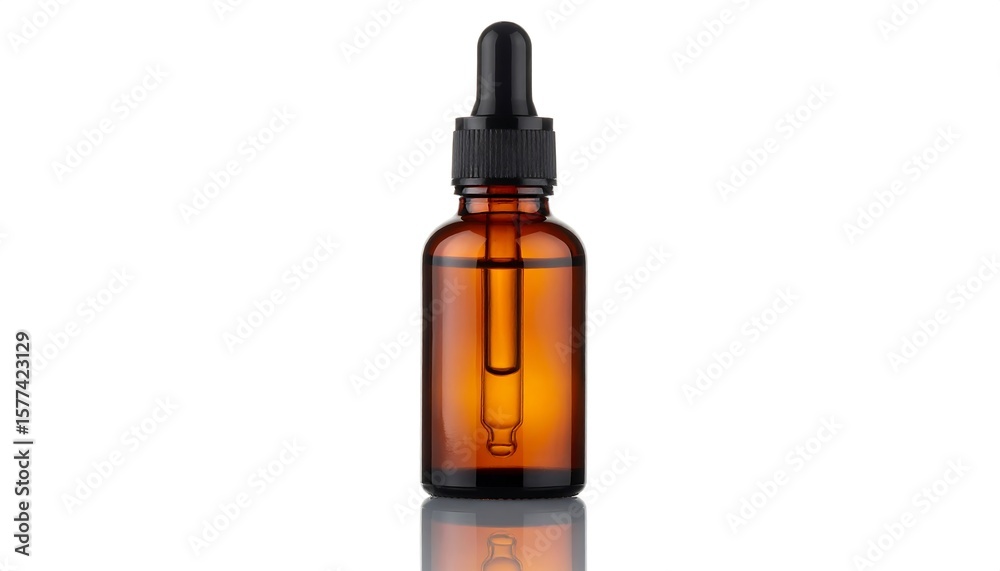 Glass Dropper Bottle with Reflection Glass Dropper Bottle with Reflection