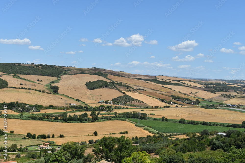 Naklejka premium Panoramic views from Tarquinia