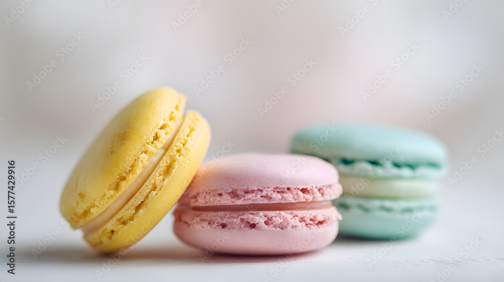 Fototapeta premium Colorful macarons