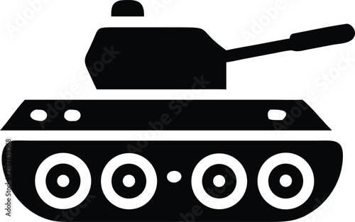 Tank silhouette icon