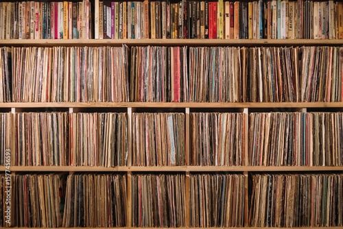 Aesculapian record charts on shelve sorted alphabetically
