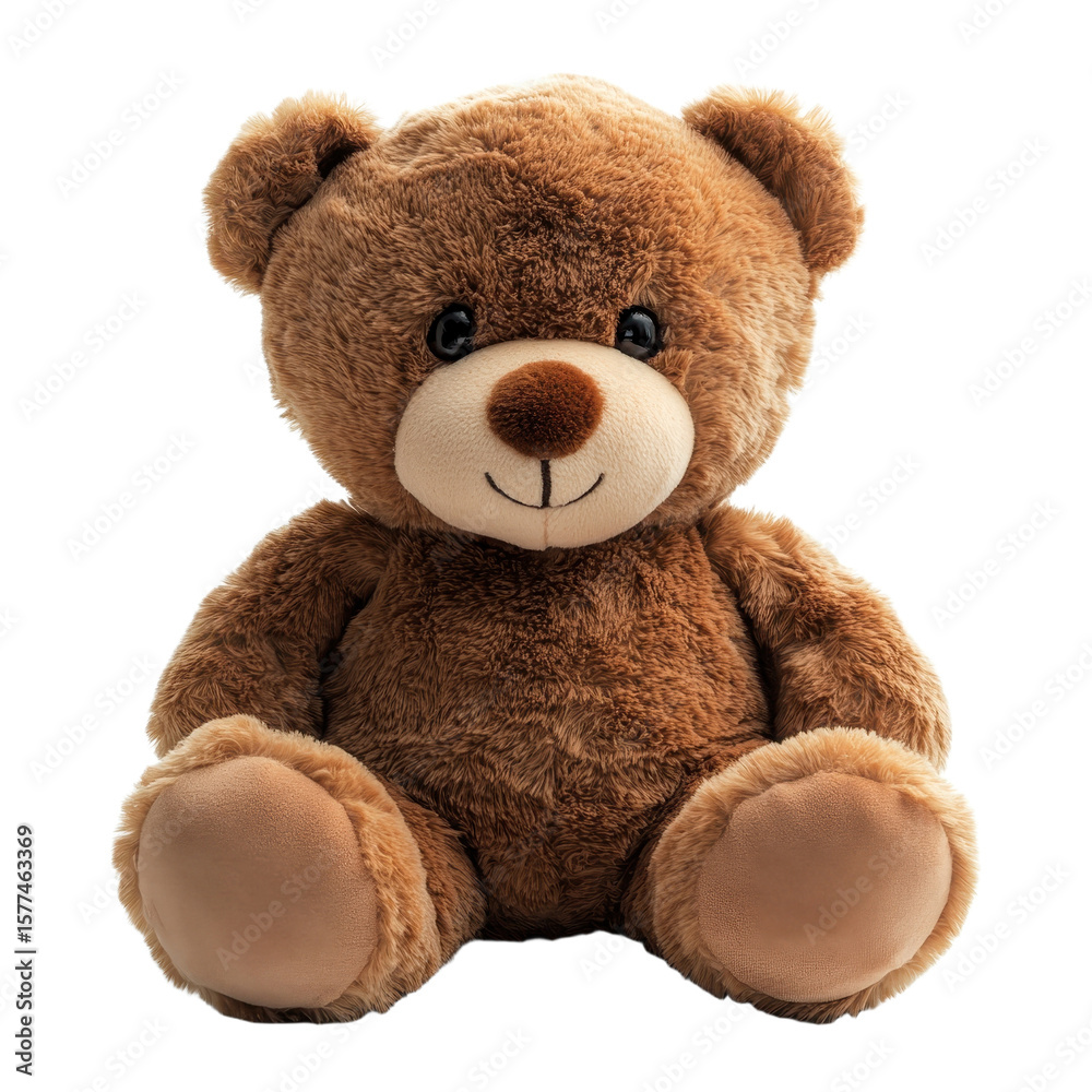 Obraz premium Stuffed Animal isolated on transparent background.