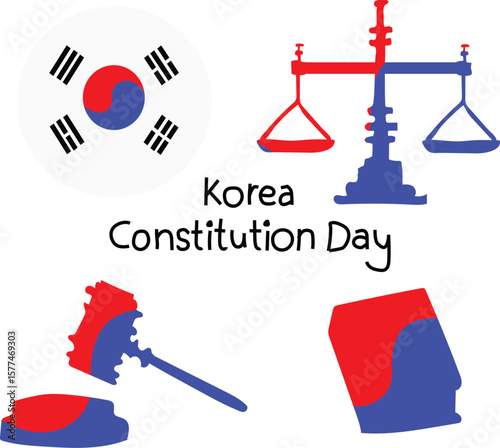 south korea flag Korea Constitution Day Celebration 