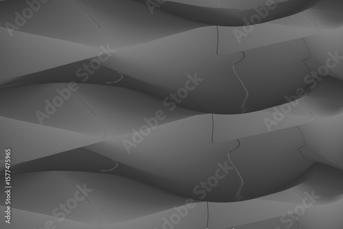 Futuristic texture design with fluid black structure backgorund