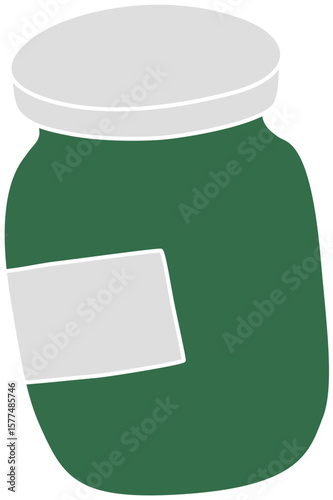 condiment bottle cooking item hand drawn illustration 