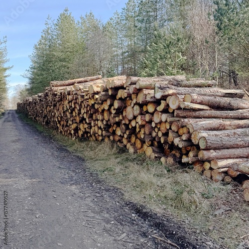 stack of logs