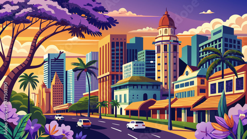 Maputo, Mozambique – Art deco buildings, ocean views, and jacaranda trees line busy streets. A blend of colonial charm and vibrant street life defines this southern coastal city.