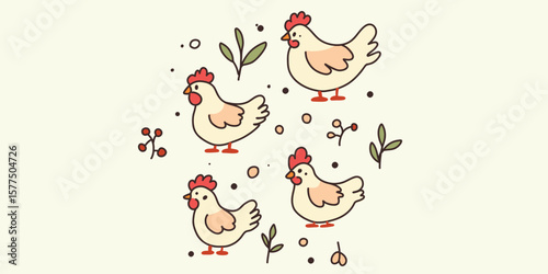an adorable cartoon chick for toddlers