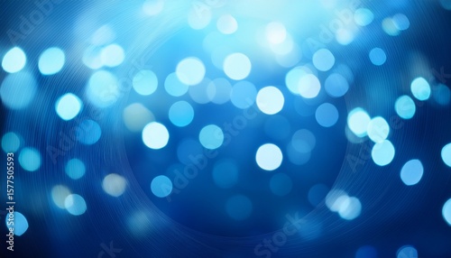 soft light blurred blue background circular bokeh