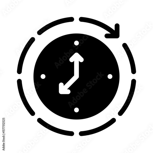 time spent glyph icon