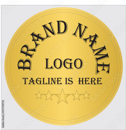 Professional Logo Design Template Editable, Customizable for Business Branding.
