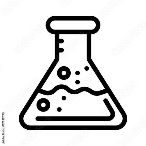 flask line icon