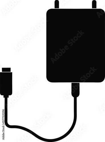 Charger icon logo vector design