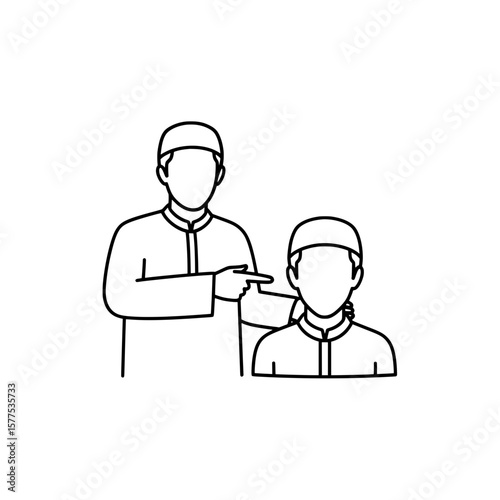 Two medical professionals discussing patient case with clipboard