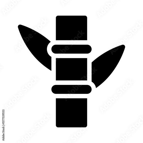sugarcane glyph icon