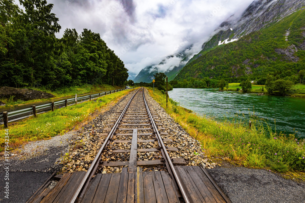 Fototapeta premium Railway line