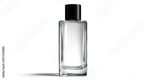 A minimalistic perfume bottle, elegant design and a sense of luxury