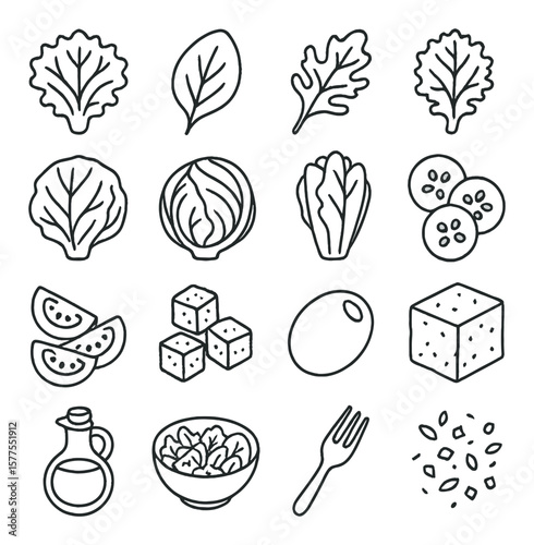 Playful childhood icons collection, fun and simple kid-themed symbols for designers