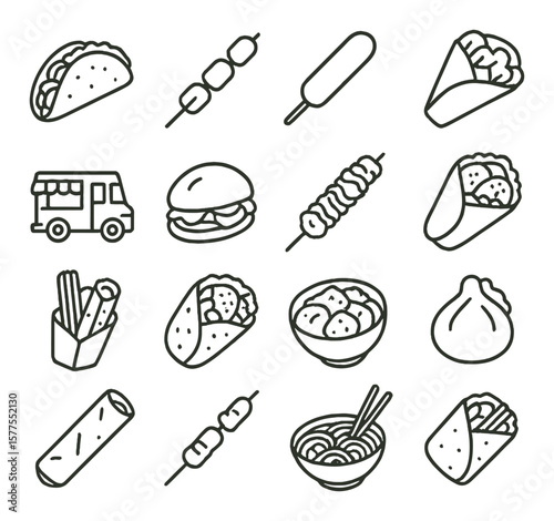 Self care collection, wellness and spa symbols. relaxation and mindfulness icon set