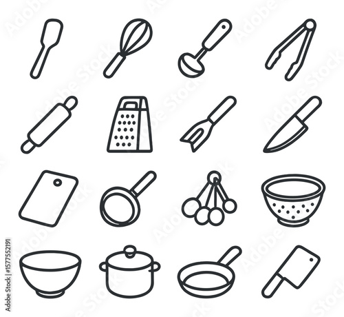 Life milestones icon collection: key life events, memorable family moments set