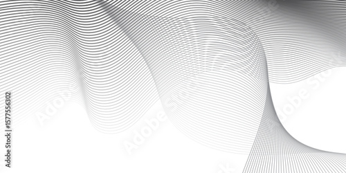 Abstract digital wavy line background