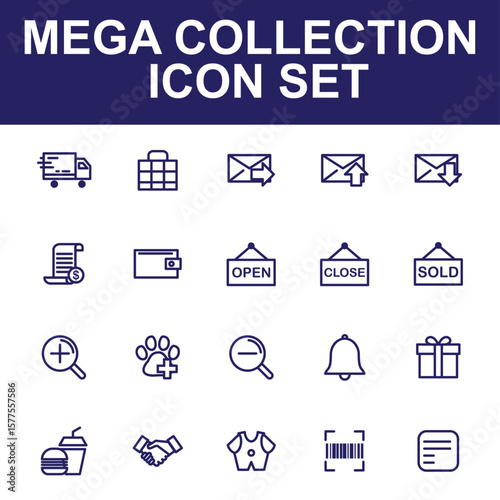 Mega Collection Icon Set 1